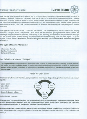 I Love Islam Teacher / Parent Guide Level 5 - First Edition