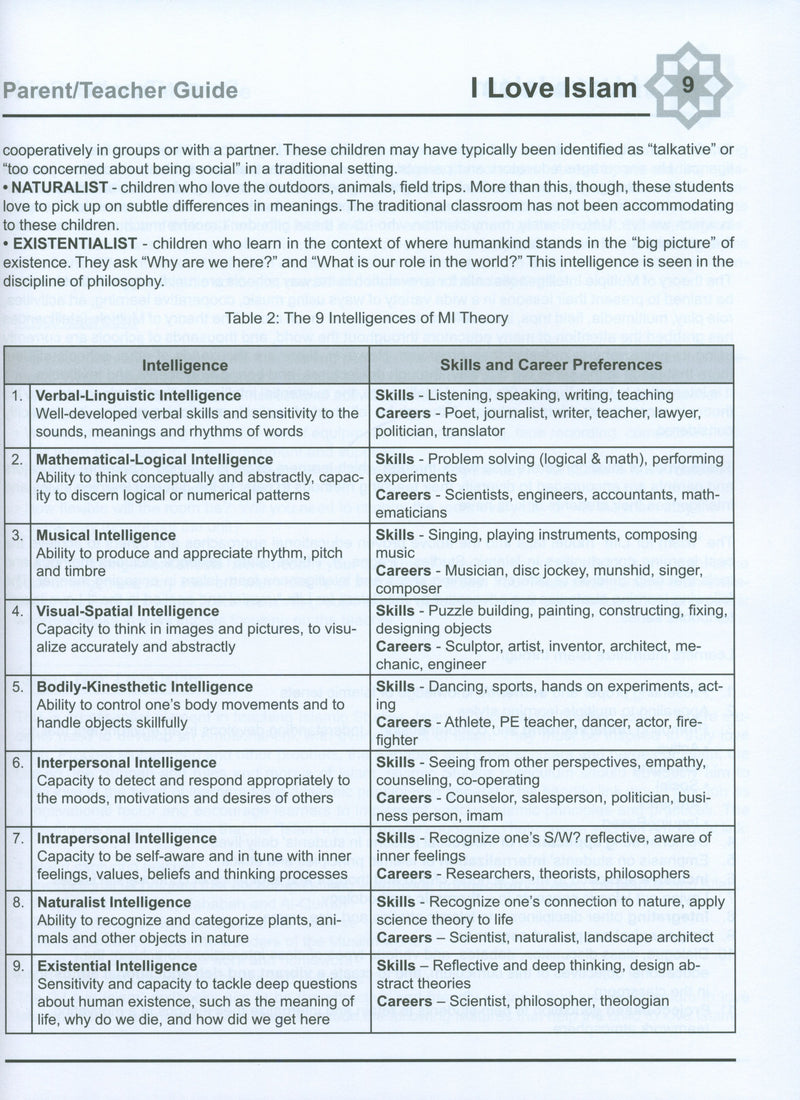 I Love Islam Weekend Edition Teacher / Parent Guide 5