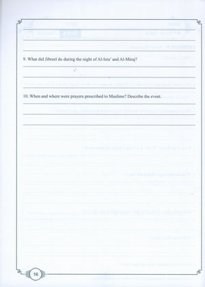Learning Islam Weekend Edition Worksheets Level 2 (7th Grade)
