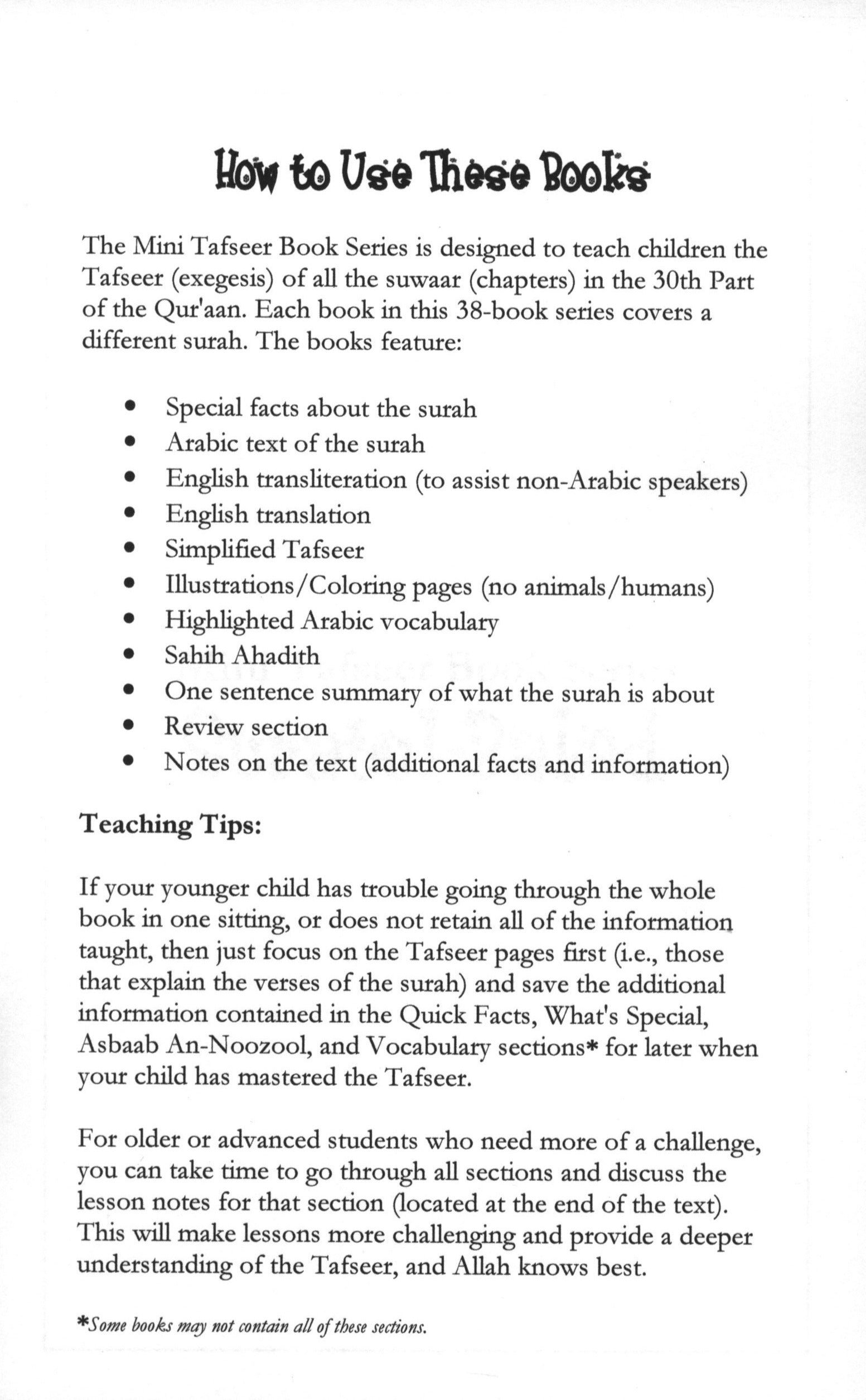 Surah 90 - Suratul Balad Mini Tafseer Book