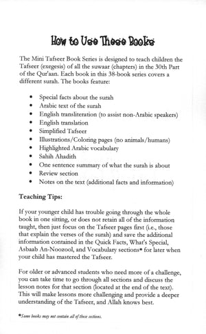 Surah 90 - Suratul Balad Mini Tafseer Book