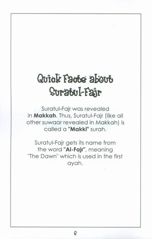 Surah 89 - Suratul Fajr Mini Tafseer Book