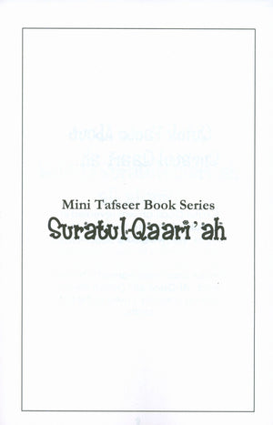 Surah 101 - Suratul Qaari'ah Mini Tafseer Book