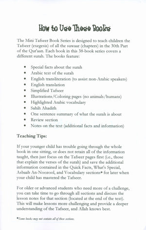 Surah 80 - Suratu 'Abasa Mini Tafseer Book