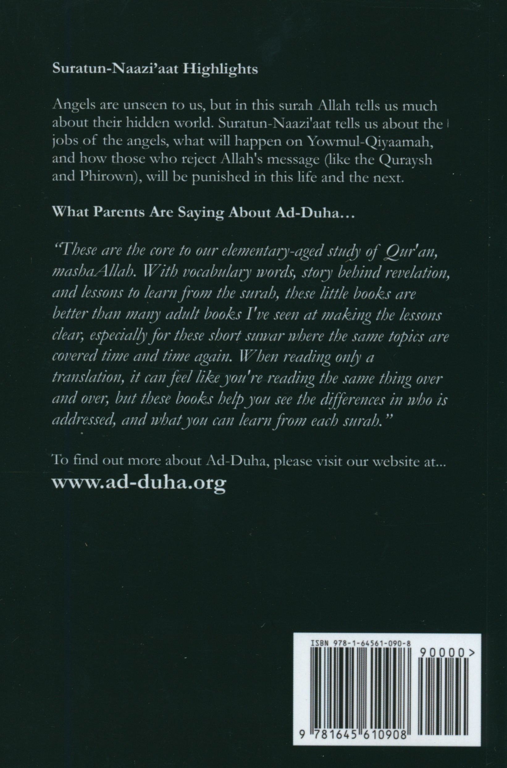 Surah 79 - Suratun Naazi'aat  Mini Tafseer Book
