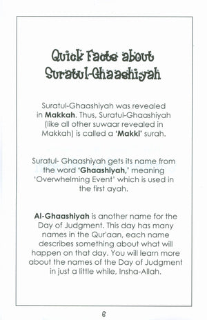 Surah 88 - Suratul Ghaashiyah Mini Tafseer Book