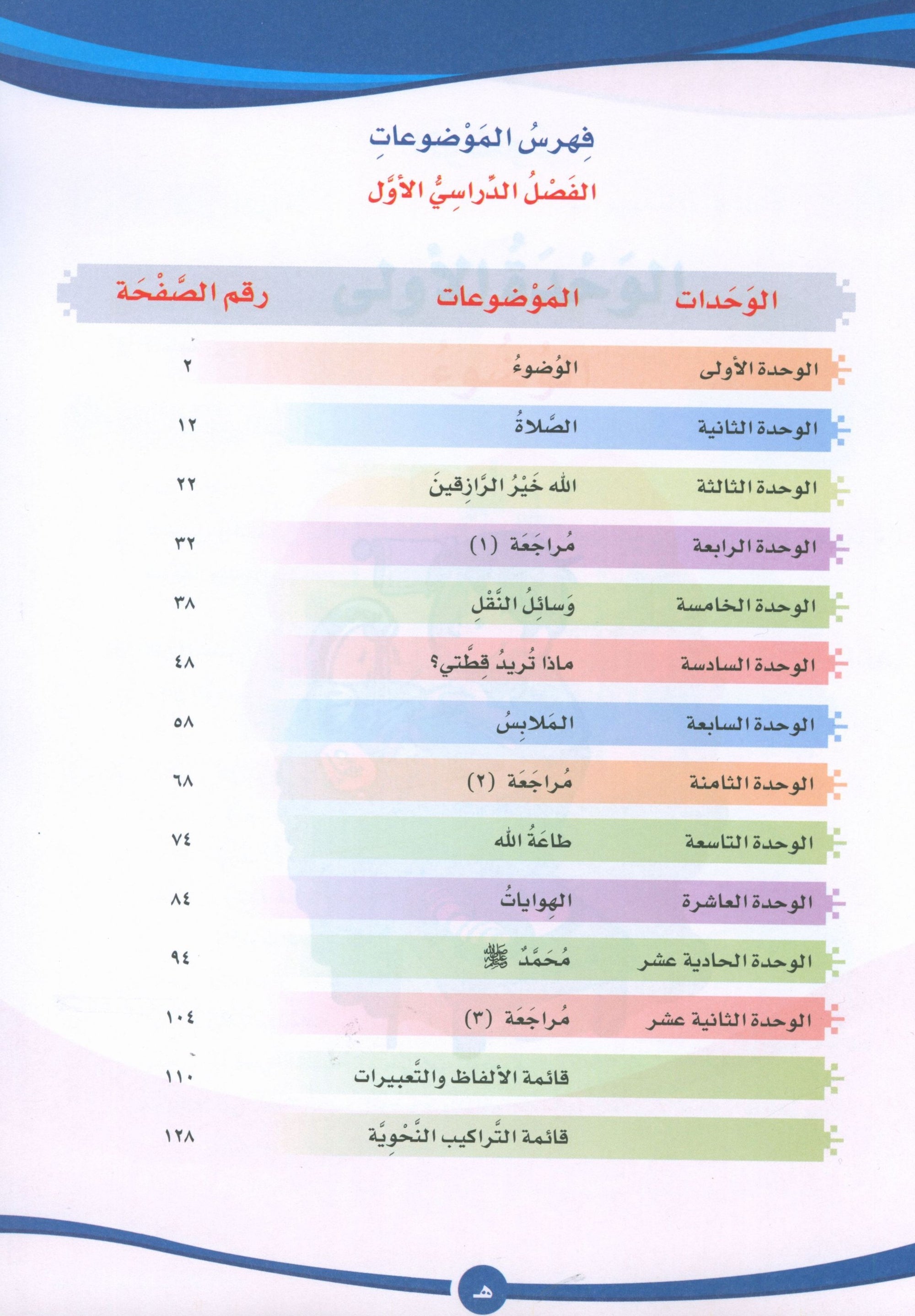 ICO Learn Arabic Textbook Level 5 Part 1 تعلم العربية كتاب التلميذ