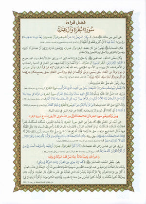 Al-Qaidah An-Noraniah - Zahrawein ( Suratul Baqara & Aal Imran ) Large 7 x 9 القاعدة النورانية وتطبيقاتها على الزهراوين (البقرةو آل عمران) مع سورة الفاتحة لتعليم المبتدئين
