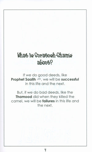Surah 91 - Suratush Shams Mini Tafseer Book