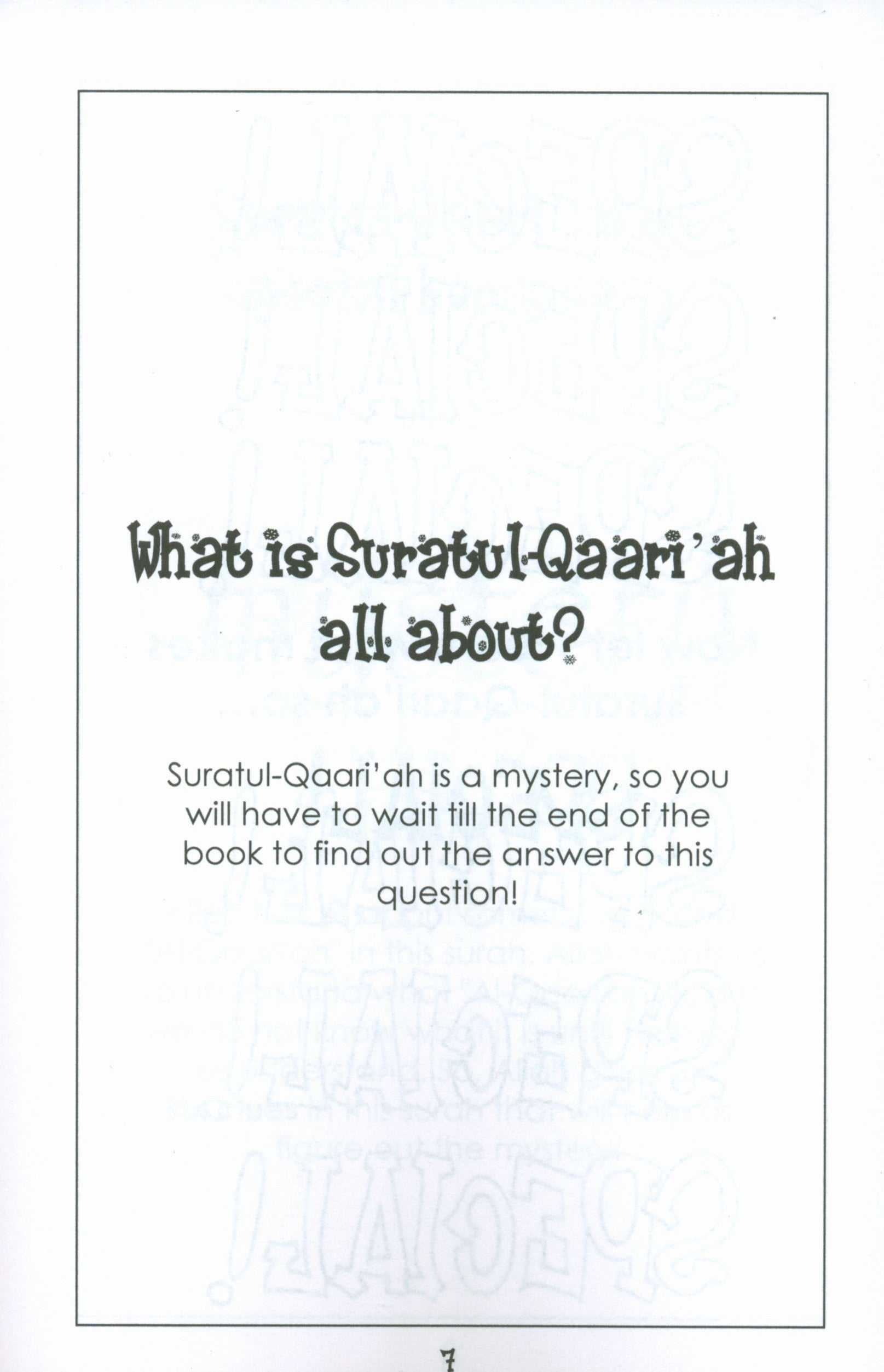 Surah 101 - Suratul Qaari'ah Mini Tafseer Book