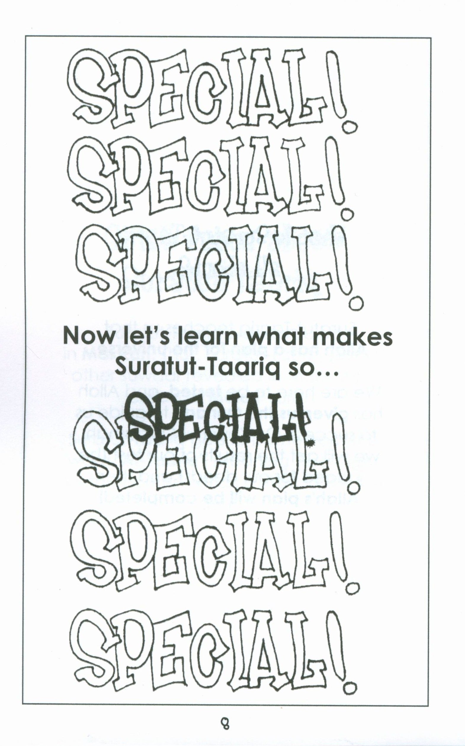 Surah 86 - Suratul Taariq Mini Tafseer Book