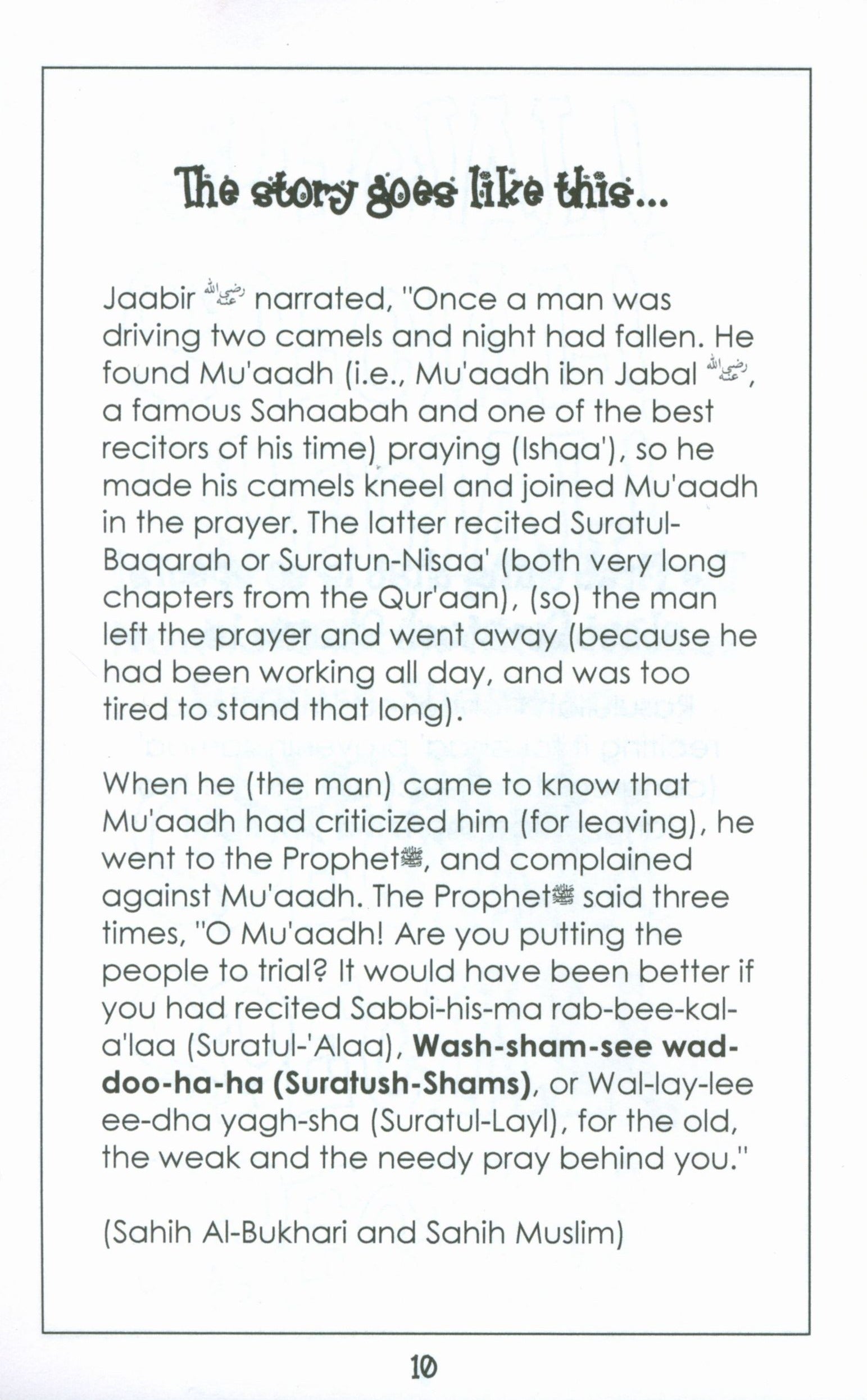 Surah 91 - Suratush Shams Mini Tafseer Book