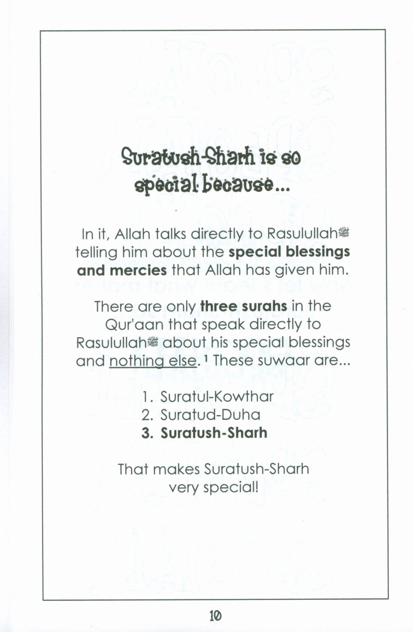 Surah 94 - Suratush Sharh Mini Tafseer Book