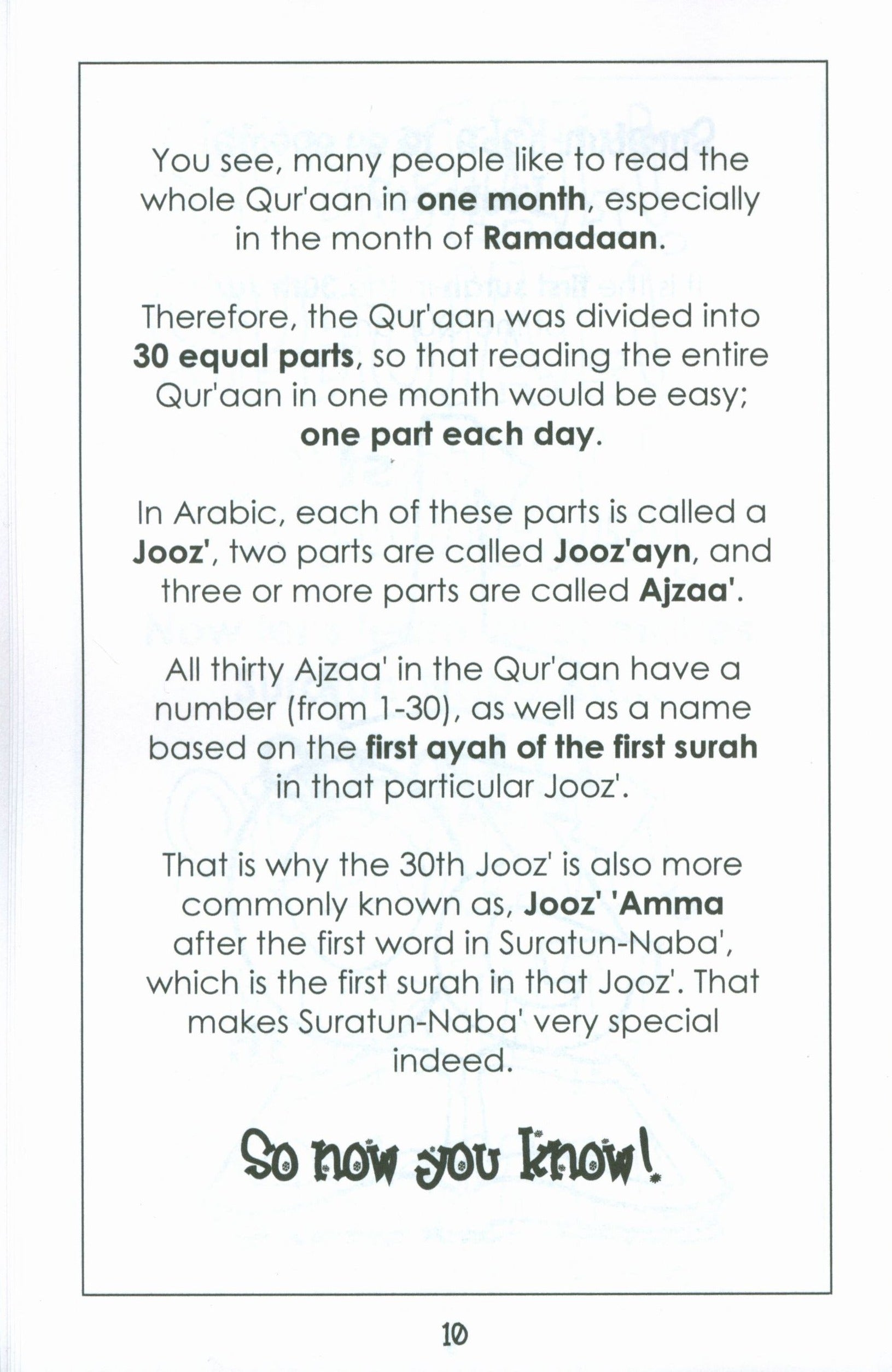 Surah 78 - Suratun Naba' Mini Tafseer Book