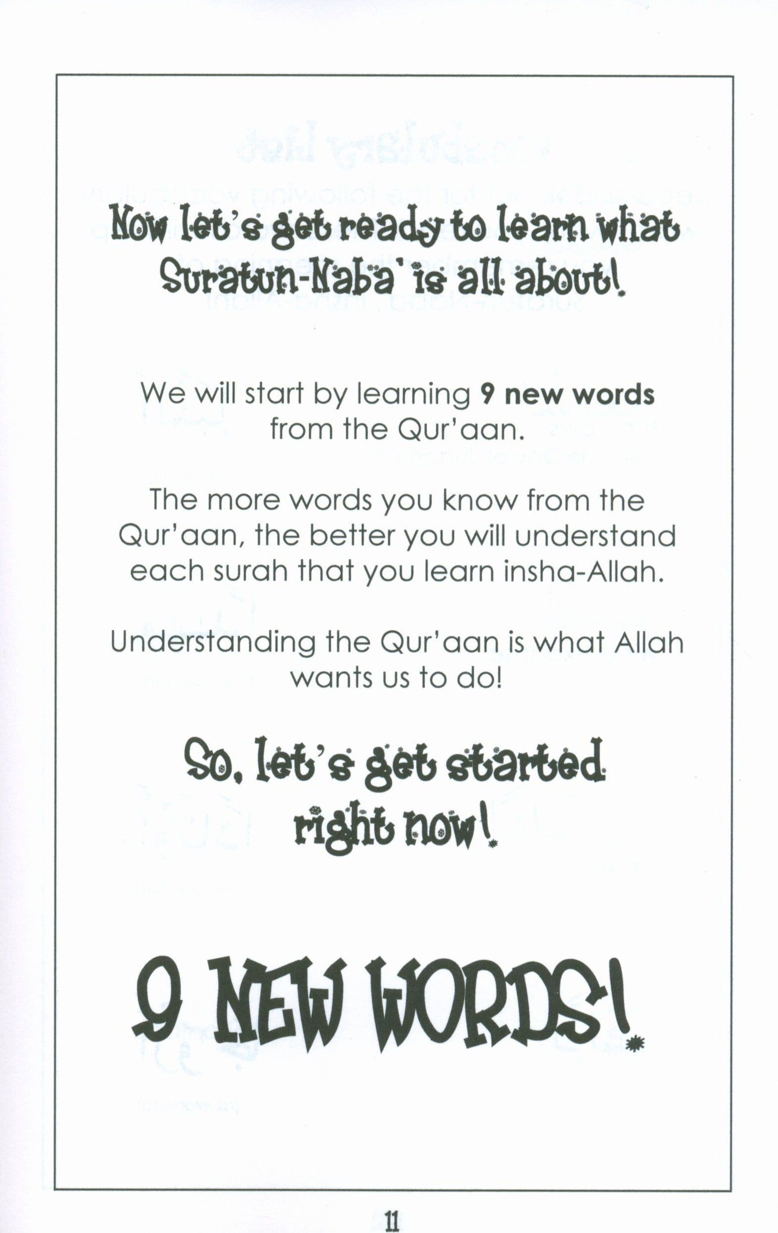Surah 78 - Suratun Naba' Mini Tafseer Book