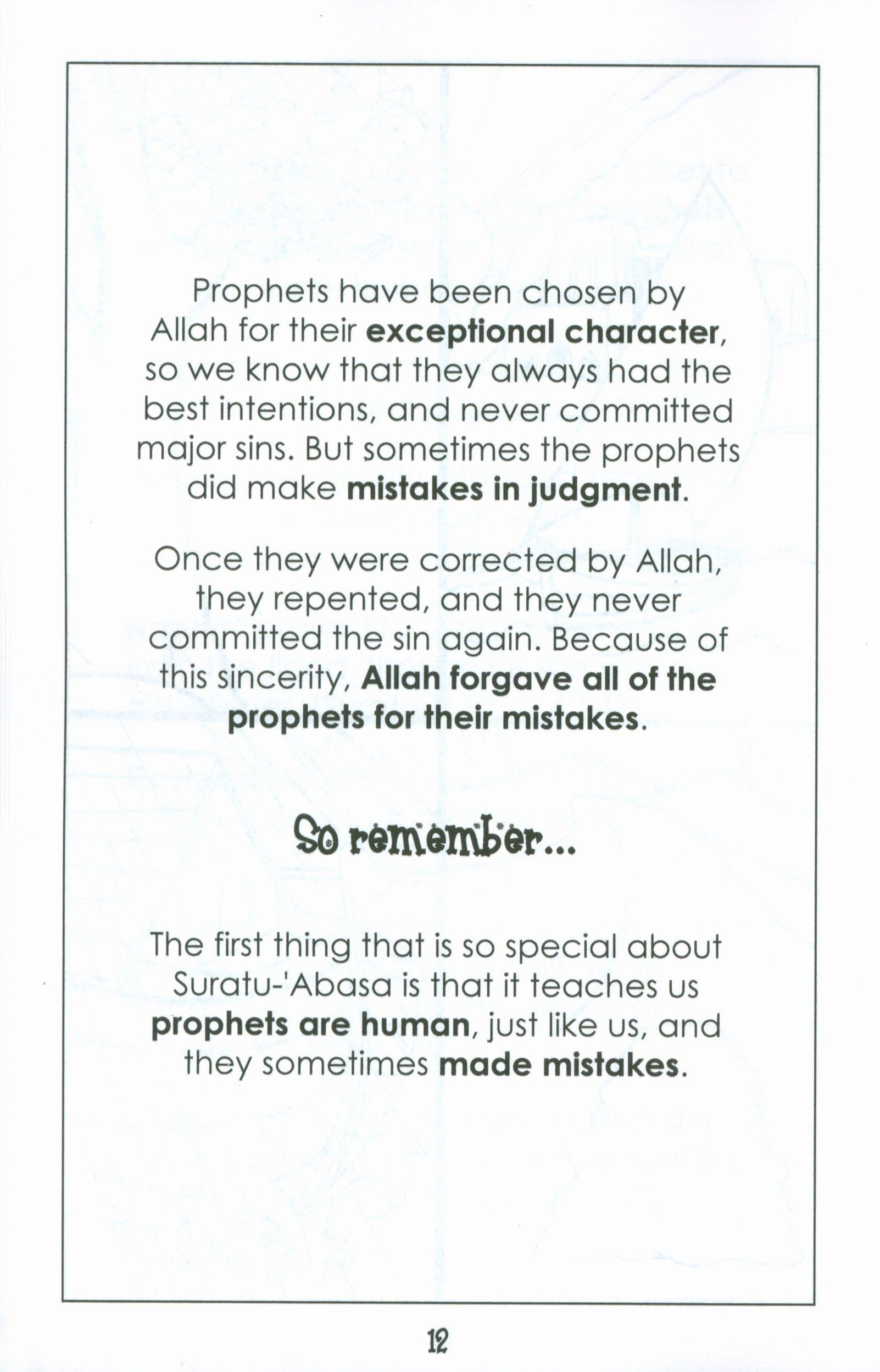 Surah 80 - Suratu 'Abasa Mini Tafseer Book