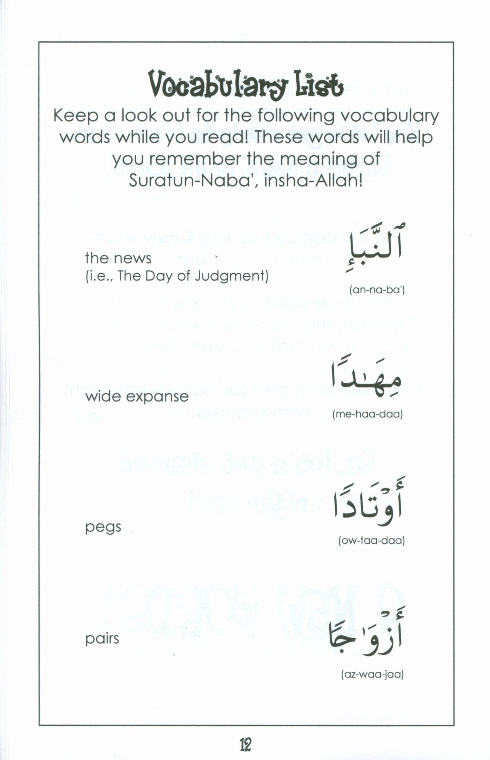 Surah 78 - Suratun Naba' Mini Tafseer Book