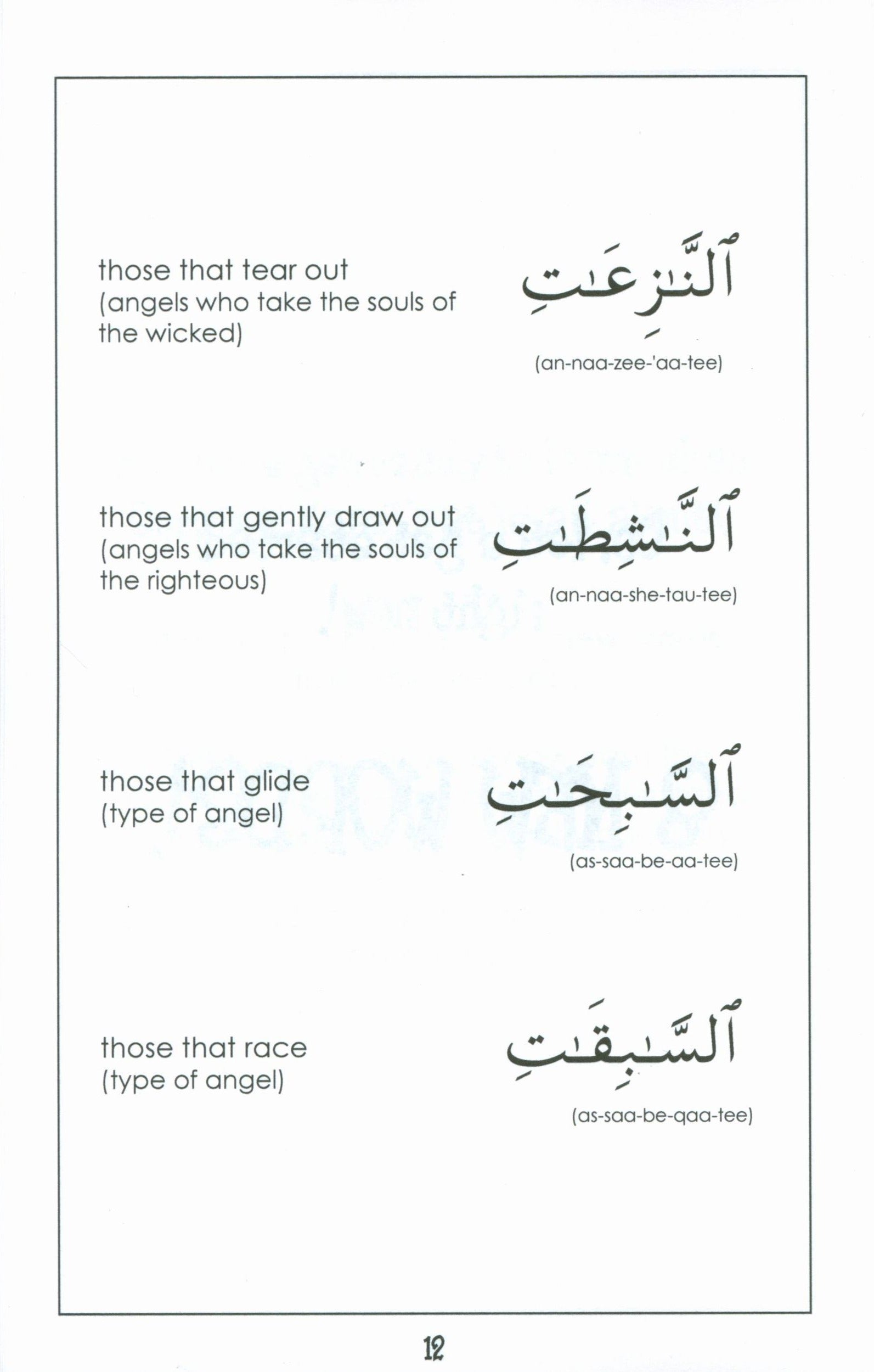 Surah 79 - Suratun Naazi'aat  Mini Tafseer Book
