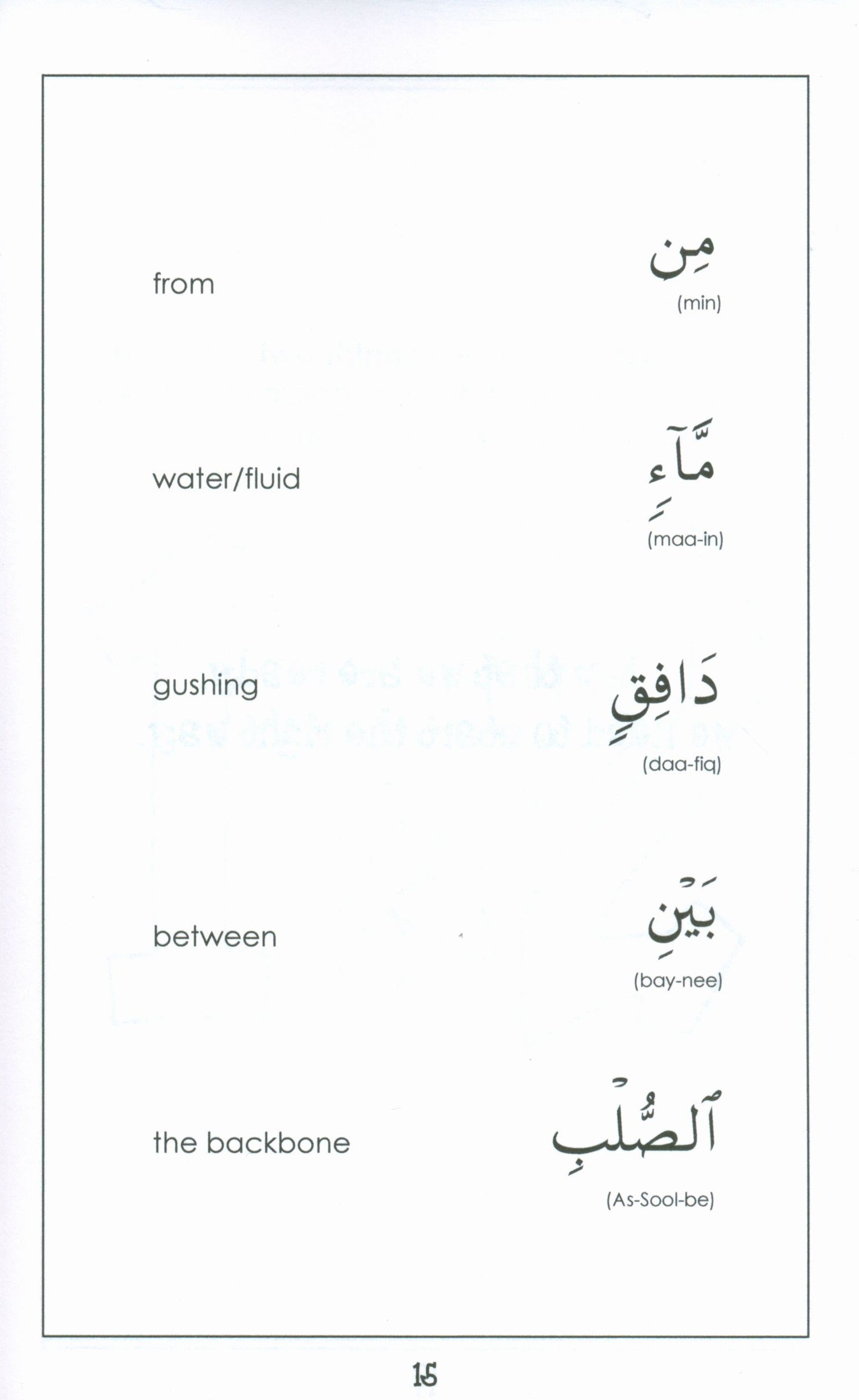 Surah 86 - Suratul Taariq Mini Tafseer Book