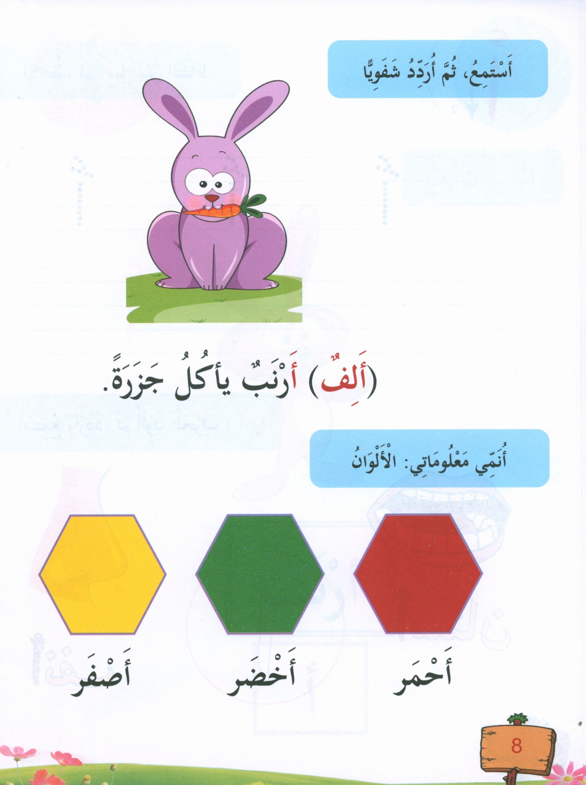 In the Arabic Garden Textbook Level KG1 في حديقة اللغة العربية